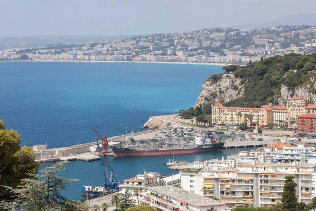 Mont Boron Magnificent View-3 Rooms - Wifi - A.C نيس المظهر الخارجي الصورة