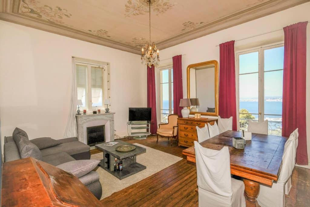 Mont Boron Magnificent View-3 Rooms - Wifi - A.C نيس المظهر الخارجي الصورة